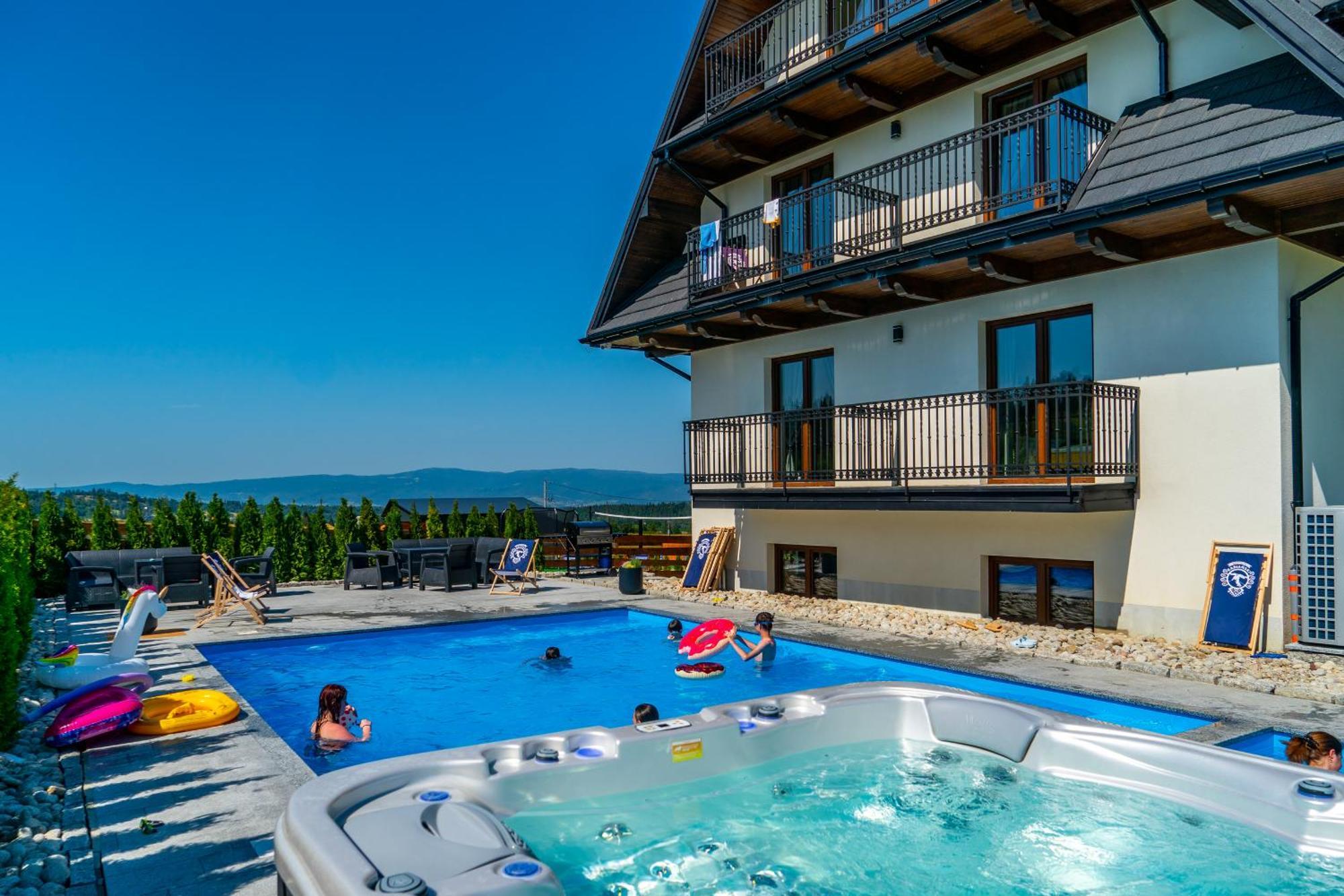 Aparthotel Rabian-Ski Zewnetrzny Basen Oraz Jacuzzi Z Podgrzewana Woda Sala Zabaw I Dmuchaniec Białka Tatrzańska Exterior foto
